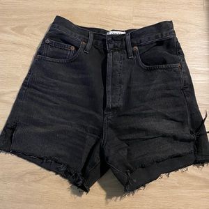 AGOLDE Dee grey wash shorts 24 XXS